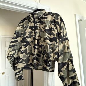 Zara Camouflage Patterned Jacket
